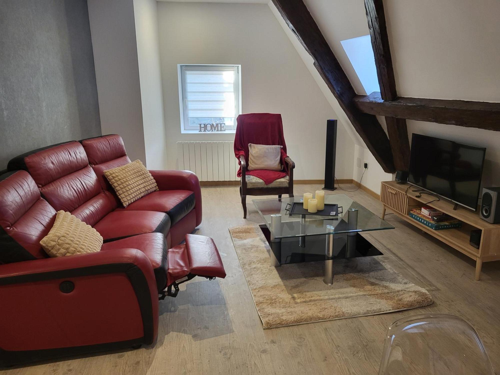 Au Coeur Du Val D'Argent Duplex Atypique A Sainte-Marie-Aux-Mines Apartment Luaran gambar
